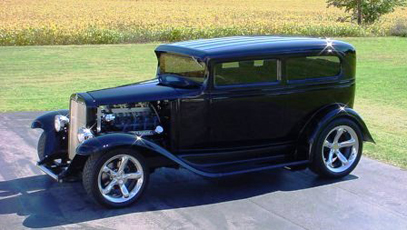 1931 Chevy 2-door belonging to Ron Tuckey of Quincy, MI